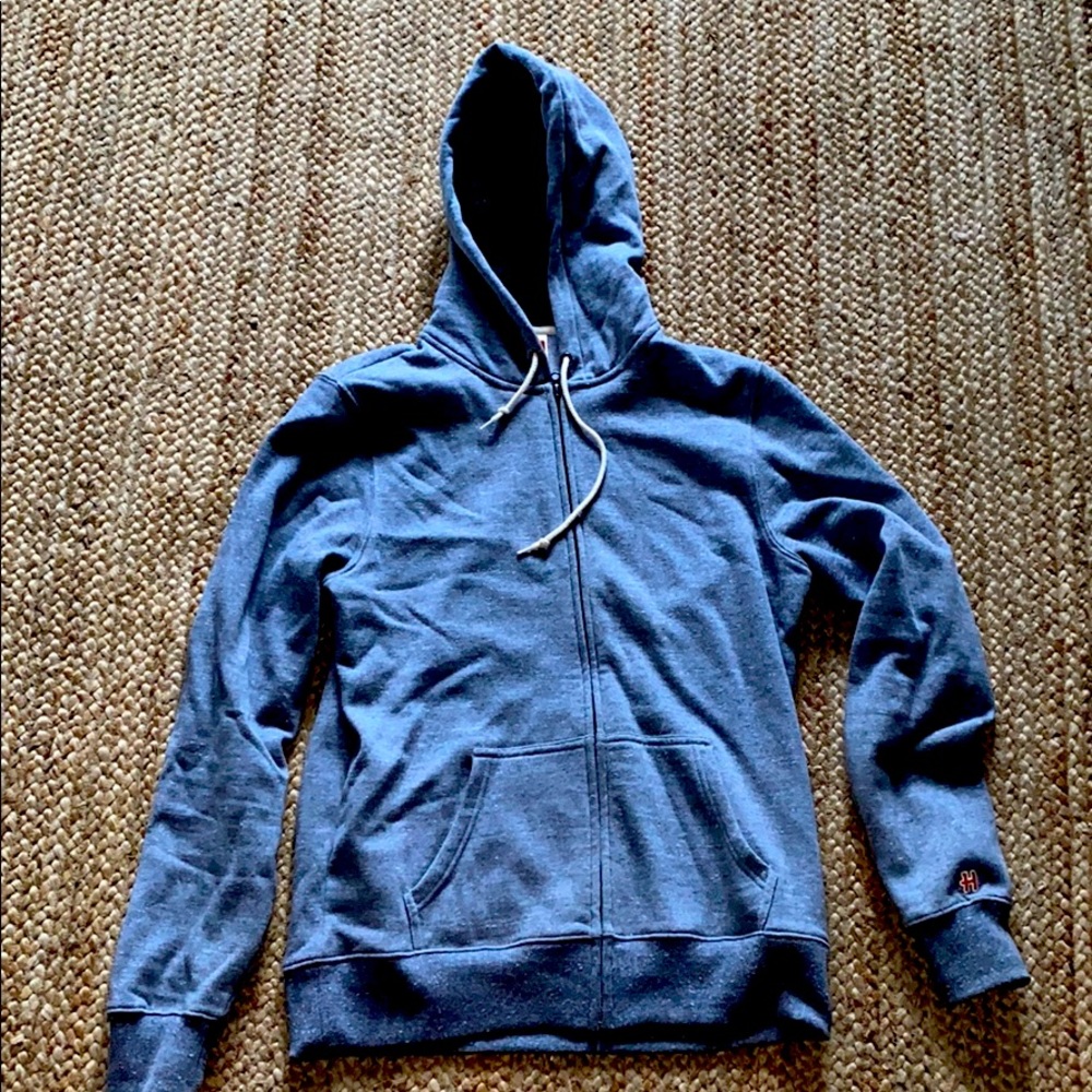 Grey Zipup Hoodie